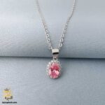 گردنبند نقره زنانه نگین دار مدل ZSW Z58
