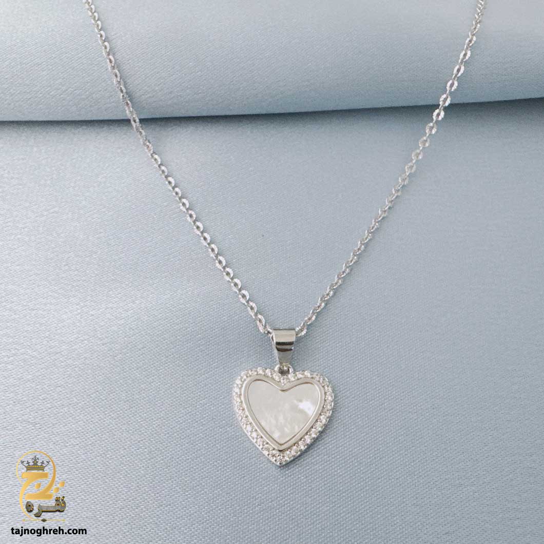 women-silver-necklace-sw-z64 گردنبند نقره زنانه شیک مدل ZSW Z64