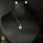نیم ست نقره زنانه طرح جواهری مدل NSW N10 IMAGE2