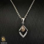 نیم ست نقره نگین دار زنانه مدل NSW N6