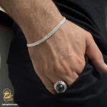 دستبند نقره مردانه کارتیه مدل BSM B94
