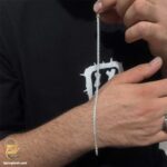 دستبند ظریف مردانه نقره مدل BSM B95