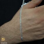 دستبند نقره مردانه کارتیه مدل BSM B97