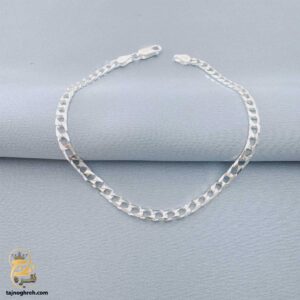 دستبند نقره کارتیه مردانه مدل BSM B97