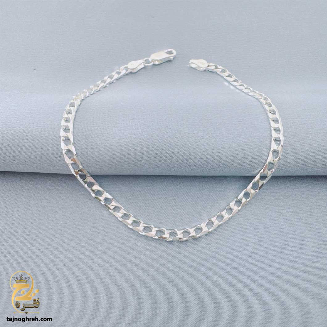 men-silver-bracelet-bsm-b97 دستبند نقره کارتیه مردانه مدل BSM B97