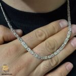 زنجیر نقره مردانه شنل مدل NSM N58