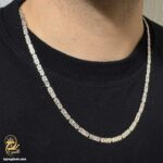 زنجیر مردانه نقره مدل NSM N58