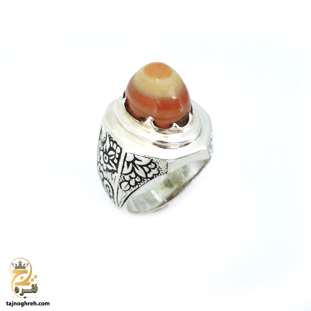 men-silver-ring-rsm-k135 انگشتر نقره مردانه سه پوست مدل RSM K135