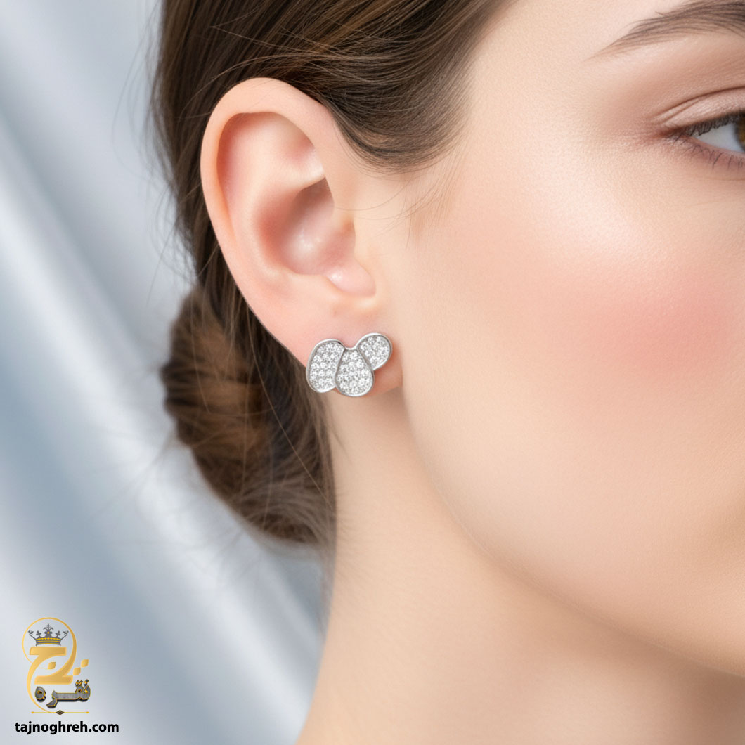silver-earrin-esw-e80-6 گوشواره نقره زنانه شیک مدل ESW E80