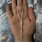 تسبیح نقره 33 دانه مدل MST T27