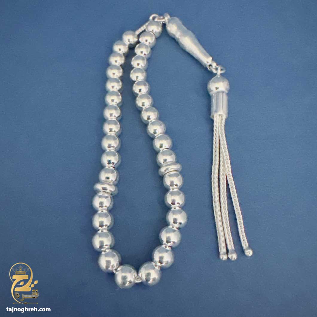 silver-rosary-mst-t27 تسبیح نقره کوچک مدل MST T27