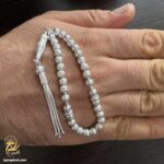 تسبیح نقره کوچک مدل MST T28