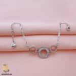 دستبند نقره زنانه زنجیری مدل DSW D64