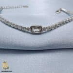 دستبند نقره تنیسی زنانه مدل DSW D66