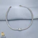 دستبند تنیسی نقره زنانه مدل DSW D66