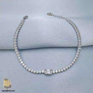 دستبند تنیسی نقره زنانه مدل DSW D66