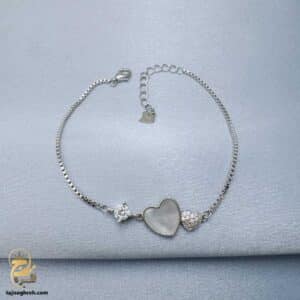 دستبند نقره زنانه شیک مدل DSW D67
