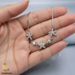 دستبند نقره زیبا زنانه مدل DSW D68