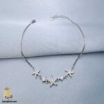دستبند نقره زنانه زیبا مدل DSW D68