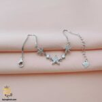 دستبند نقره زنانه طرح ستاره مدل DSW D68
