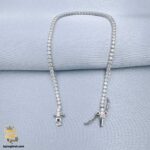 دستبند نقره زنانه تنیسی جواهری مدل DSW D70