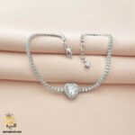 دستبند تنیسی نقره زنانه مدل DSW D72