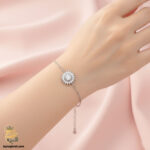دستبند نقره زنجیری زنانه مدل DSW D73