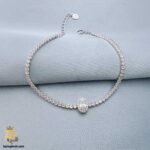 دستبند تنیسی نقره زنانه مدل DSW D74