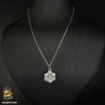 گردنبند نقره زنانه طرح گل با نگین مروارید مدل ZSW Z61 IMAGE3