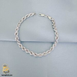 دستبند مردانه نقره مدل BSM B99