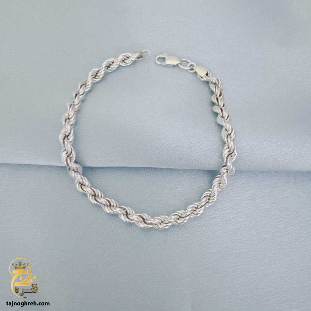 men-silver-bracelet-bsm-b99-1 دستبند مردانه نقره مدل BSM B99
