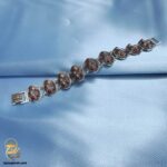 دستبند نگین دار مردانه مدل BSM B98