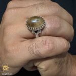انگشتر نقره دور نجف مردانه مدل RSM K138