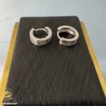 گوشواره نقره حلقه ای کوچک مدل ESW E104