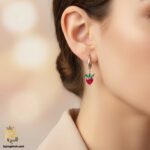 گوشواره نقره دخترانه شیک مدل ESW E93