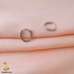 گوشواره نقره حلقه ای کوچک مدل ESW E95