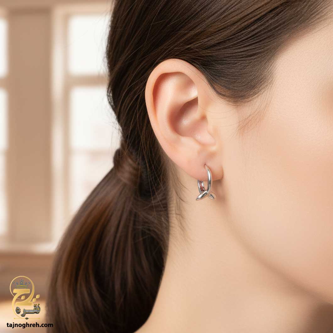 silver-earrin-esw-e97 گوشواره نقره جدید مدل ESW E97