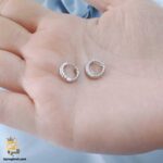 گوشواره نقره حلقه ای کوچک مدل ESW E99