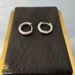 گوشواره نقره حلقه ای مدل ESW E99