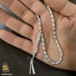 تسبیح نقره مردانه مدل MST T34
