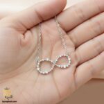 گردنبند نقره زنانه طرح بی نهایت مدل ZSW Z69 IMAGE1
