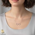 گردنبند نقره زنانه طرح بی نهایت مدل ZSW Z69 IMAGE2