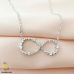 گردنبند نقره زنانه طرح بی نهایت مدل ZSW Z69 IMAGE3