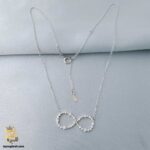 گردنبند نقره زنانه طرح بی نهایت مدل ZSW Z69 IMAGE4