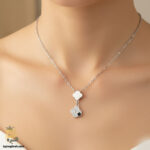 گردنبند نقره زنانه طرح ونکلیف جدید مدل ZSW Z70 IMAGE3