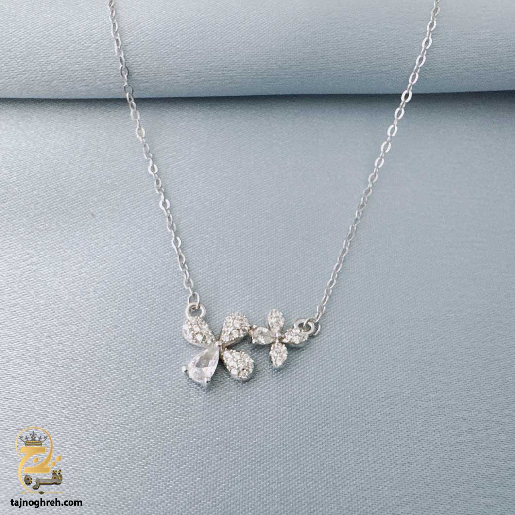 women-silver-necklace-sw-z74-3 گردنبند نقره زنانه شیک مدل ZSW Z74