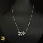 گردنبند نقره زنانه طرح جواهری گل مدل ZSW Z74 IMAGE5