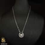 گردنبند نقره زنانه طرح جواهری مروارید مدل ZSW Z76 IMAGE5