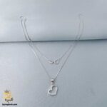 گردنبند نقره ظریف طرح قلب مدل ZSW Z78