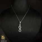گردنبند نقره دخترانه شیک مدل ZSW Z79